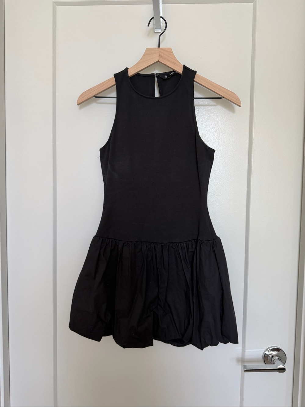 Black mini dress